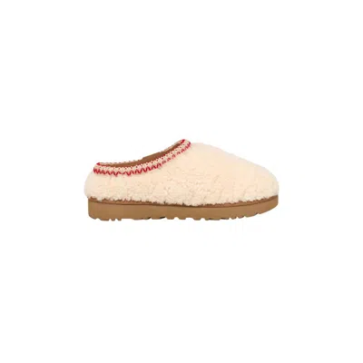 Ugg Tasman Maxi Curly 1158356-nat Slippers Womens Beige Sheepskin Slip On Gug183 In Neutral