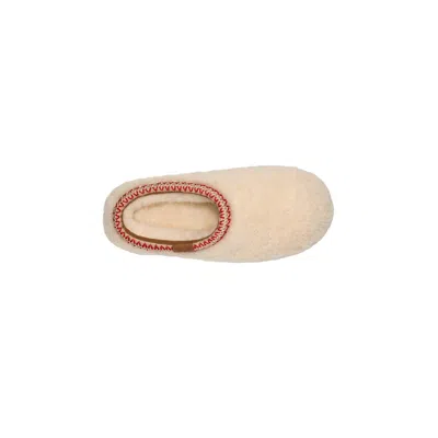 Ugg Tasman Maxi Curly 1158356-nat Slippers Womens Beige Sheepskin Slip On Gug183 In Neutral