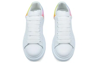 Alexander Mcqueen Rainbow Lace-up Sneakers In Multi