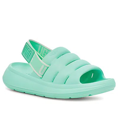 Ugg (wmns)  Fluff Yeah Slide 'emerald Green' In Multi
