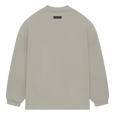 Essentials Fear Of God  Heavy Jersey Long-sleeve T-shirt 'seal' In Gray