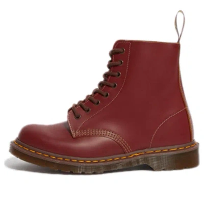 Dr. Martens 1460 Smooth Man Ankle Boots Burgundy Size 9 Leather