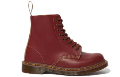Dr. Martens 1460 Smooth Man Ankle Boots Burgundy Size 9 Leather