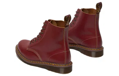 Dr. Martens 1460 Smooth Man Ankle Boots Burgundy Size 9 Leather