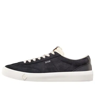 Dior B101 Sneakers 'deep Blue Nubuck Calfskin' In Black