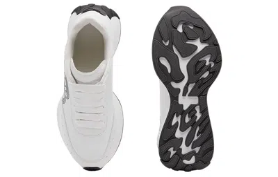 Alexander Mcqueen Sprint Runner Lace-up Sneakers In White