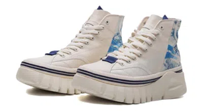 Li-ning (wmns)  Wave Boot 'white Blue' In Multi