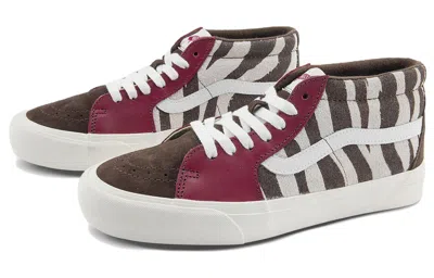 Vans Vault Sk8-mid Vr3 Lx 'safari Rumba Red' In Multi