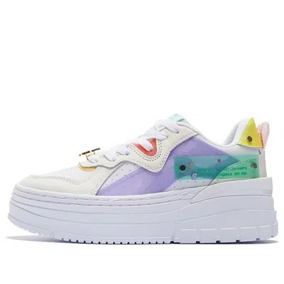 Li-ning (wmns)  X Weiwu Classic Platform Shoes 'white Purple' In Multi