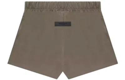 Essentials Fear Of God  Fw22 Dock Short 'wood' In Brown