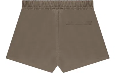 Essentials Fear Of God  Fw22 Dock Short 'wood' In Brown