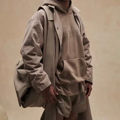 Essentials Fear Of God  Fw22 Dock Short 'wood' In Brown