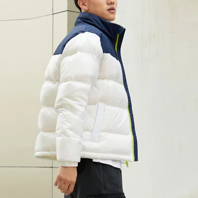 Converse Short Down Jacket 'white Midnight Navy'