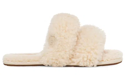 Ugg (wmns)  Maxi Curly Scuffetta Slippers 'cozy Minimalist Beige' In Neutral
