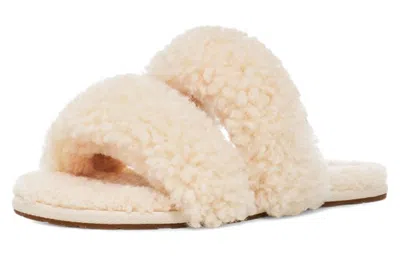 Ugg (wmns)  Maxi Curly Scuffetta Slippers 'cozy Minimalist Beige' In Neutral