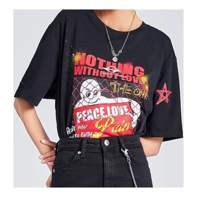 Li-ning Cf Earth Short Sleeve 'black' In Multi