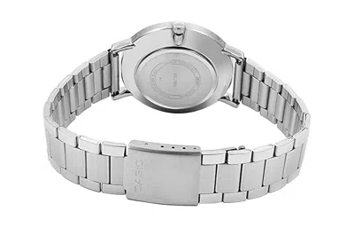 Casio Stainless Steel Strap Waterproof Quartz Mens Silver Analog