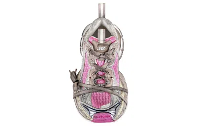 Balenciaga 3xl Mesh-panel Sneakers In Gray