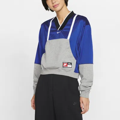 Nike (wmns)  Ispa Sweatshirt 'blue Grey' In Multi