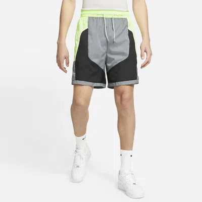 Nike Throwback Colorblock Woven Sports Basketball Shorts In Black ...
