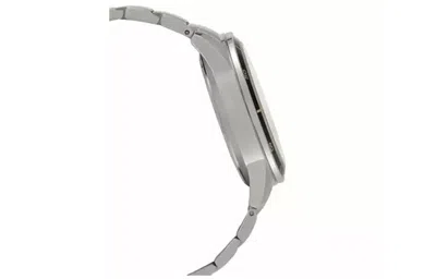 Casio Edifice Serieses Men's Black/silver Black Dialsilver Strap Mens Blacksilver Analog In Metallic