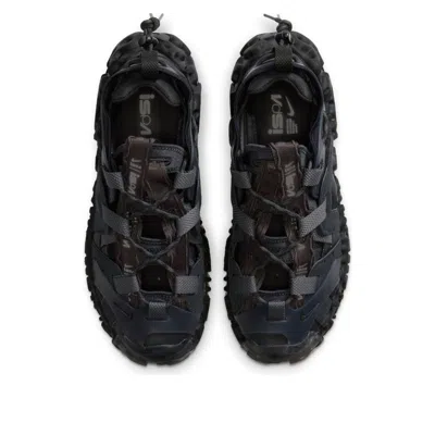 Nike Ispa Overreact Sandal 'thunder Grey' In Black