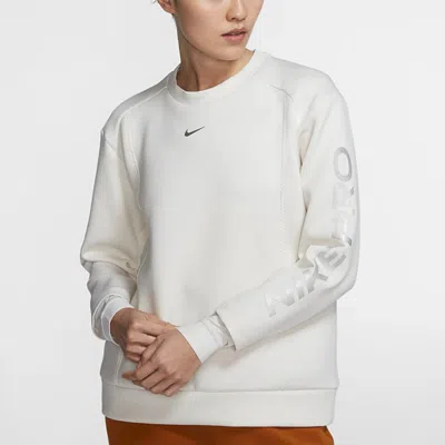 Nike (wmns)  Pro Knit Hoodie Phantom 'white Grey' In Nude