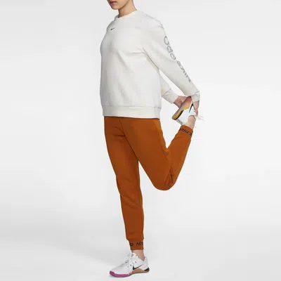 Nike (wmns)  Pro Knit Hoodie Phantom 'white Grey' In Nude