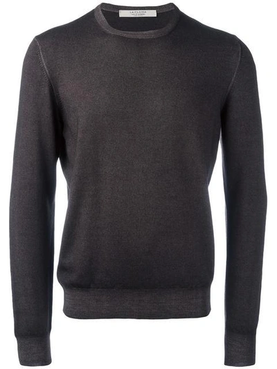 La Fileria For D'aniello Fine Knit Jumper In Brown