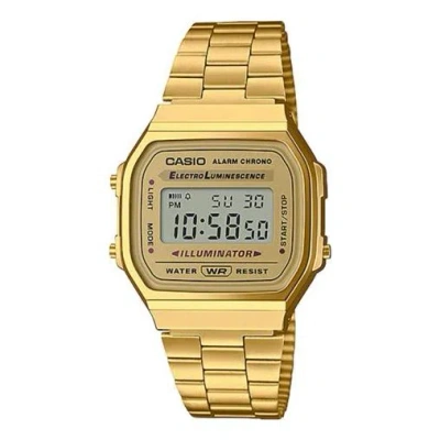 Casio Standard Digital Cube Watch 'silver Gold'