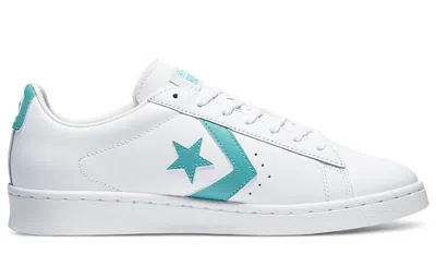 Converse Pro Leather Low Top 'white Blue' In Multi