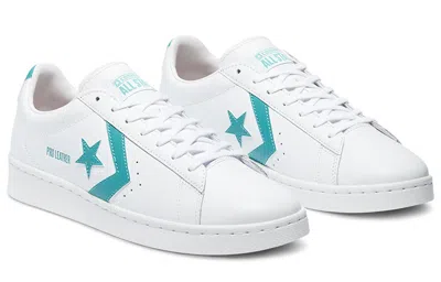 Converse Pro Leather Low Top 'white Blue' In Multi