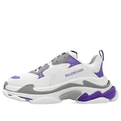 Balenciaga (wmns)  Triple S 'white Purple' In Multi