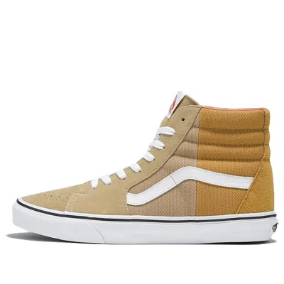 Vans Sk8-hi Split Duck Canvas 'beige Gold' In Multi