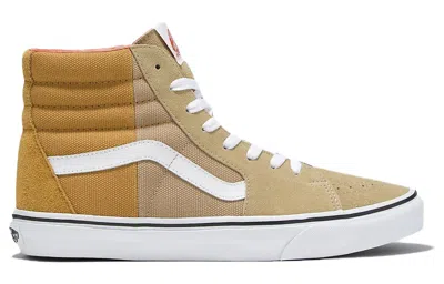 Vans Sk8-hi Split Duck Canvas 'beige Gold' In Multi