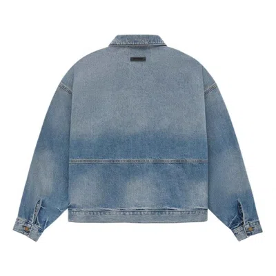 Essentials Oversized Denim Jacket In Blue