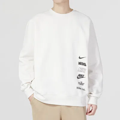 Nike Multi-label Logo Sweaters 'white'