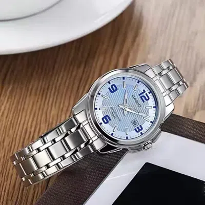 Casio Quartz Es Silver Analog