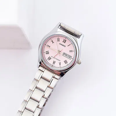 Casio Waterproof Stainless Steel Strap Silver Analog