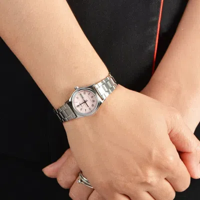 Casio Waterproof Stainless Steel Strap Silver Analog
