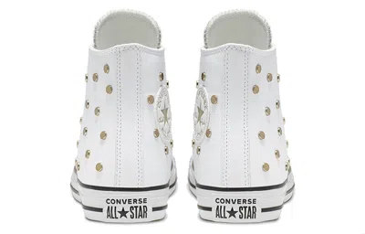 Converse (wmns)  Chuck Taylor All Star Studs High Top Leather Spot Rivet White