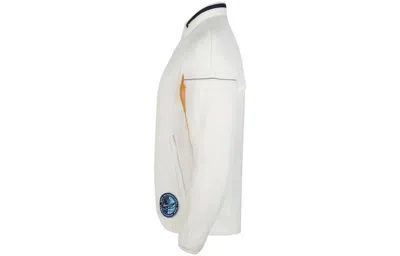 Nike Men's  Colorblock Retro Running Breathable Casual Jacket Sail White