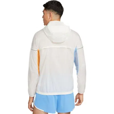 Nike Men's  Colorblock Retro Running Breathable Casual Jacket Sail White