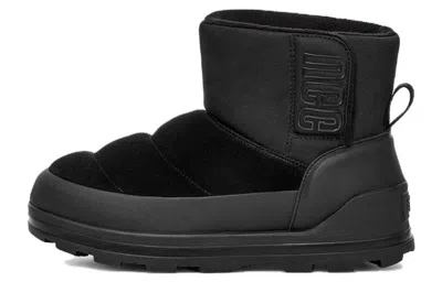 Ugg Classic Klamath Mini Suede Classic Boot In Black