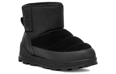 Ugg Classic Klamath Mini Suede Classic Boot In Black
