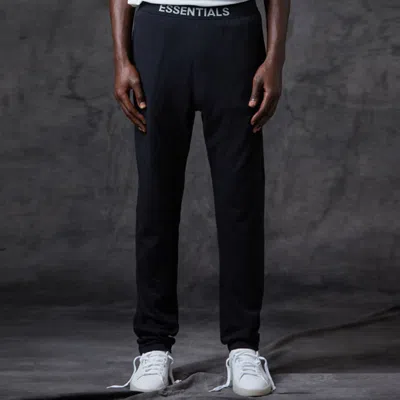 Essentials Fear Of God Fw20 Knit Logo Pants 'black' | ModeSens