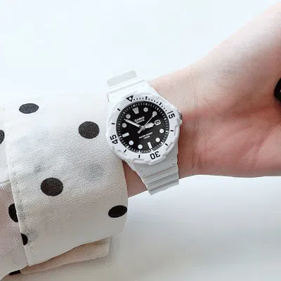 Casio Waterproof Sports Quartz White Analog