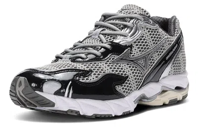 Mizuno Wave Rider 10 'flame Wave One Block Down Onyx' In Multi