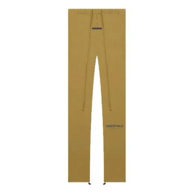 Essentials Fear Of God  Fw21 Track Pant 'amber' In Neutral