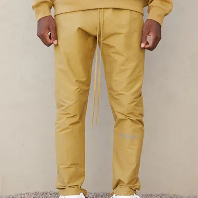 Essentials Fear Of God  Fw21 Track Pant 'amber' In Neutral